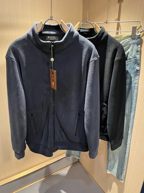 Loro Piana Custom Fleece Zippered Pullover for Sophistication