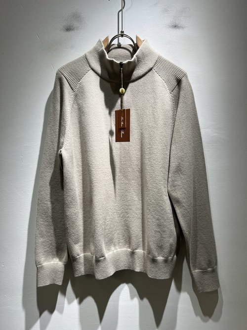 Loro Piana Comfortable Knitted Woolen Sweater for Commuting