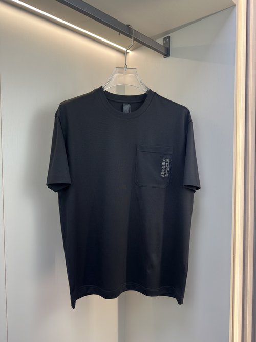 Chrome Hearts Short Sleeve T-Shirt with Comfortable Fabric and Logo Embroidery
