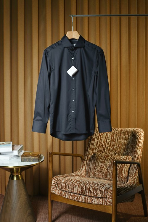 Brunello Cucinelli Versatile 100% Cotton Windsor Collar Shirt