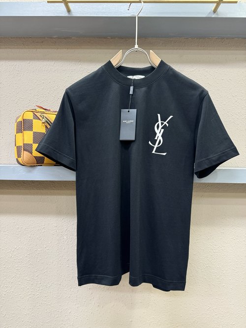 Yves Saint Laurent Soft and Luxurious Short-Sleeved Tee