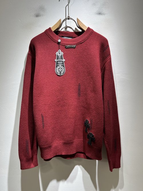 Chrome Hearts Fashionable Knitted Jacket with Logo Hardware