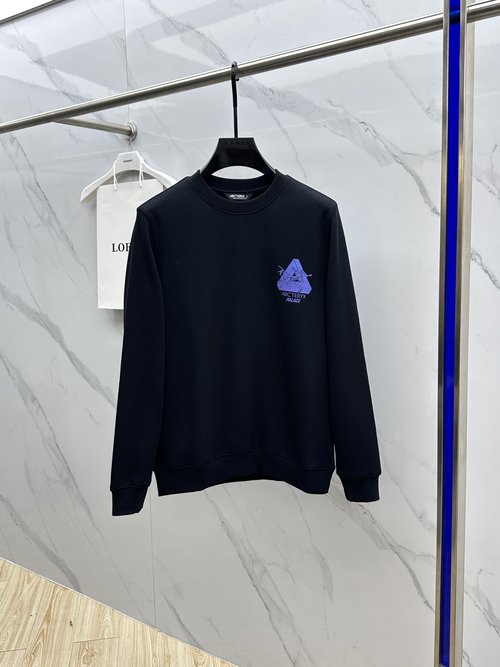 ArcTeryx Cotton Long Sleeve Fleece Sweatshirt with Print