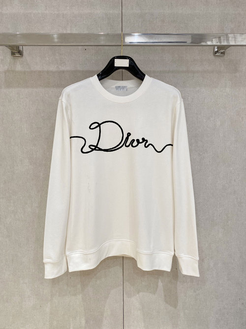 Dior Double-layer Printed Top with High-quality Fabric
