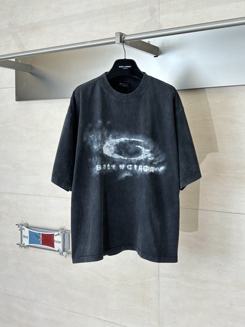 Hermes Large Ring Smoke-Washed Short Sleeve T-Shirt