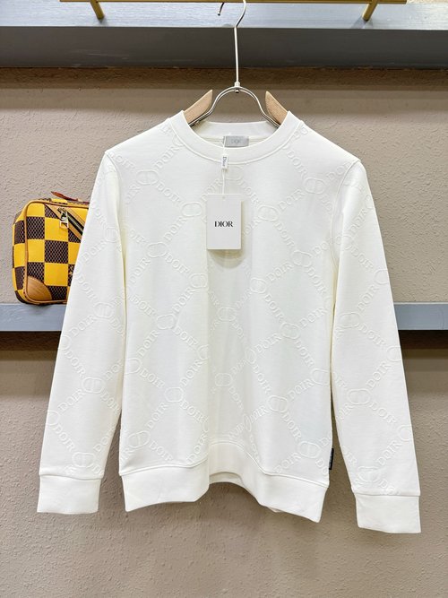 Dior New Soft and Versatile Long Sleeve Sweatshirt
