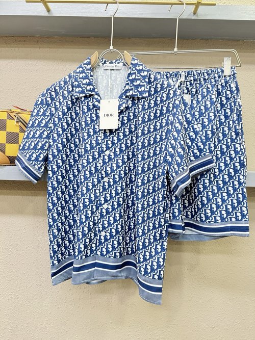 Dior Upgraded Urban-Style Silk Pajama Set