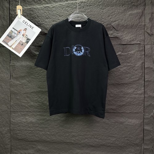 Dior Embroidered Logo T-Shirts