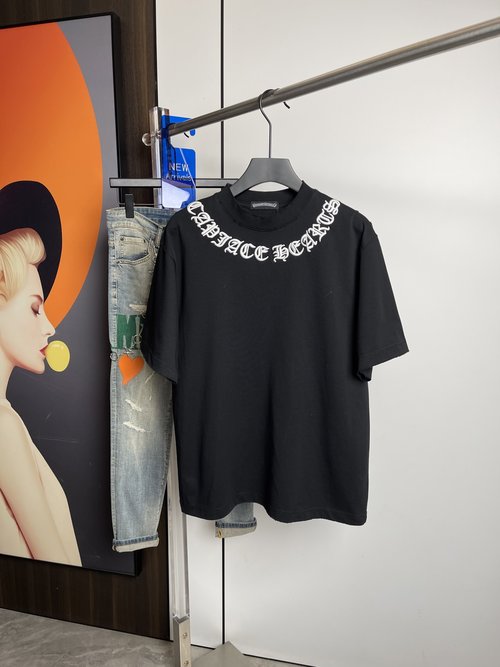 Chrome Hearts High-Grade Cotton Short Sleeve T-Shirt, Two Colors