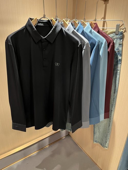 Bottega Veneta Solid Color High-Quality Polo Shirt with Logo