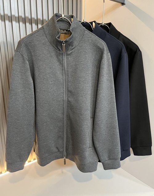 Loro Piana Multi-Layer Windproof Zip-Up Sweatshirt