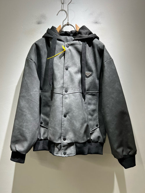 Prada Waterproof and Warm Unisex Outerwear with Logo