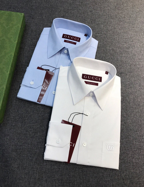 Gucci Premium Fashion Long-Sleeve Shirt with Brand Logo