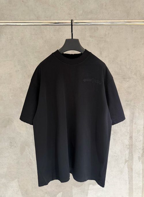 Chrome Hearts Heavyweight Embroidered T-Shirt with Wash Treatment