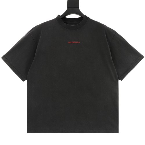 Balenciaga Short Sleeve T-Shirt with Embroidery