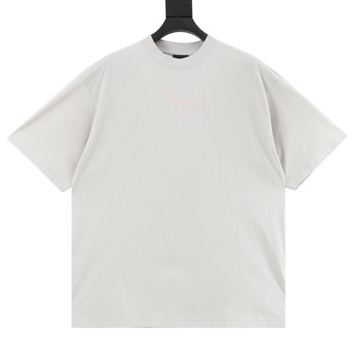 Balenciaga Short Sleeve T-Shirt with Embroidery