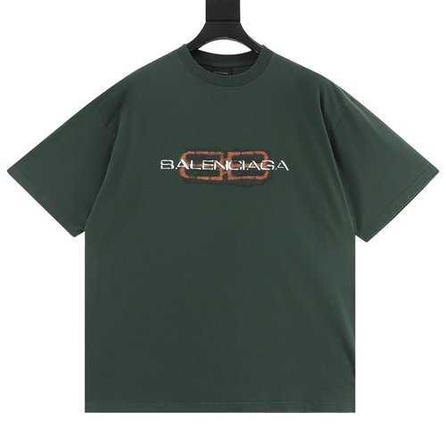 Balenciaga Relaxed-fit Short-sleeve T-shirt with Custom Print