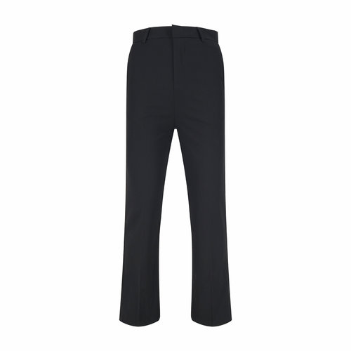 Prada Solid Color Flared Wool Trousers