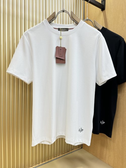 Loro Piana Logo Printed Short Sleeve T-shirt