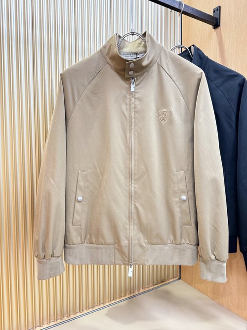 Burberry Imported Italian Luxury Jacket with Logo