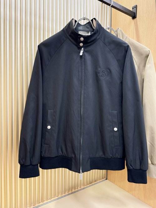 Burberry Imported Italian Luxury Jacket with Logo