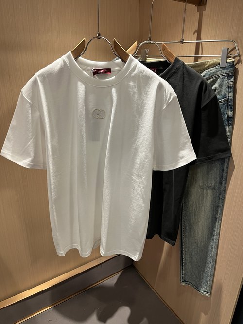 Gucci Cotton Round Neck Short Sleeve T-Shirt