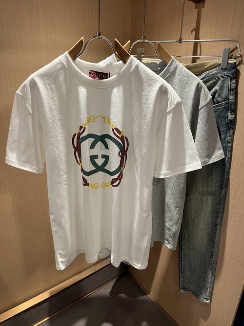 Gucci Cotton Round-Neck Short-Sleeve T-Shirt