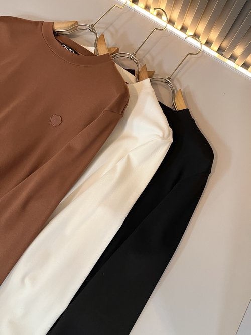 Zegna Long-Sleeve Base Layer with Logo Pressing