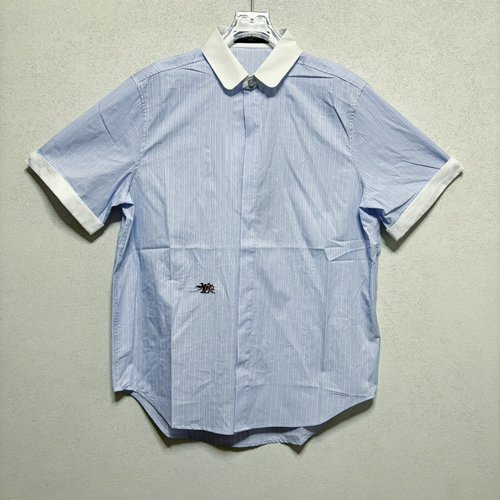 Louis Vuitton Striped Fox Short Sleeve Shirt Ensemble