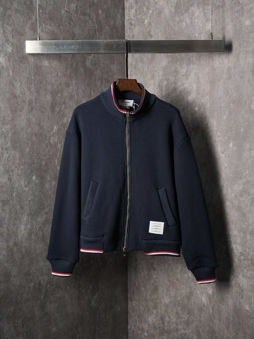 Thom Browne Luxurious Heavy Double-sided Jacquard Jacket