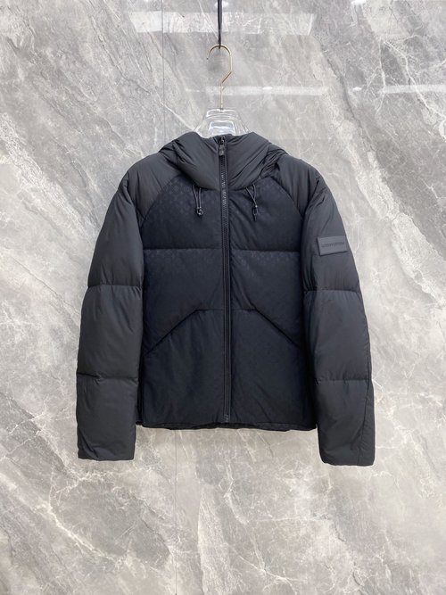 Louis Vuitton Ultra-light Goose Down Jacket Featuring a Monogram Pattern