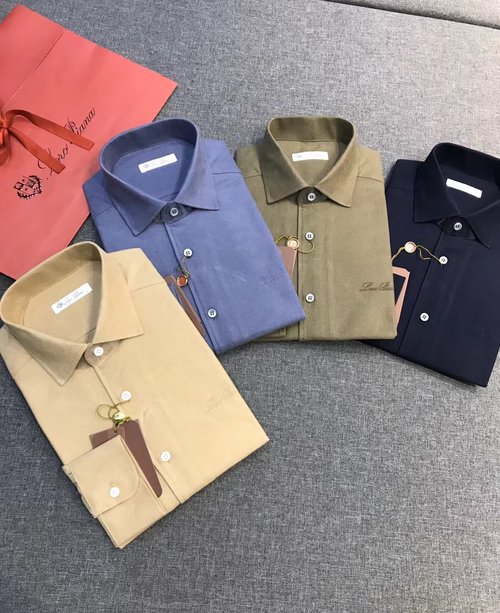 Prada Luxurious Cashmere-Wool Blend Long-Sleeve Shirt