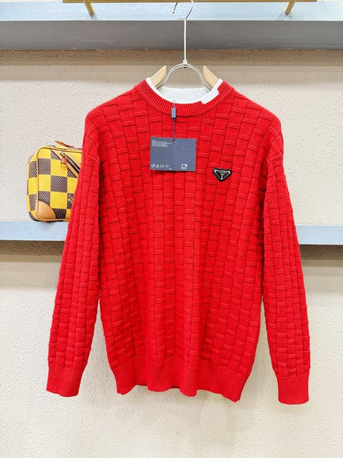 Prada Elegant Knitwear for Holiday Celebrations