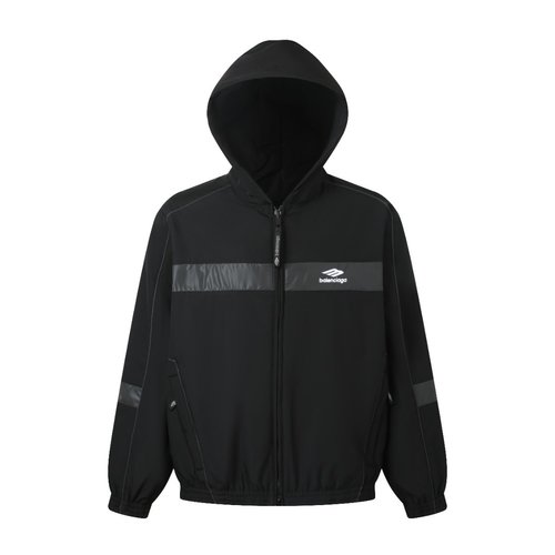 Balenciaga Ski Parka with Limited Edition Embroidered Logo and Functional Features