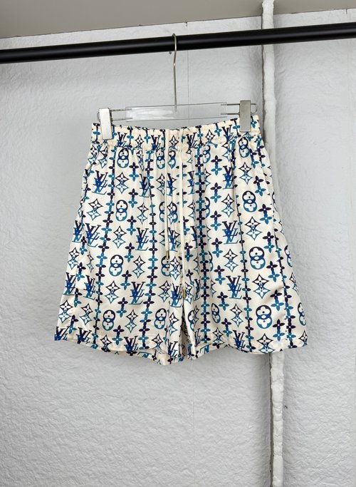 Louis Vuitton Shadow Monogram Print Beach Shorts