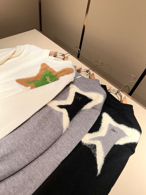 Dior Wool Sweater with 3D Logo Embroidery