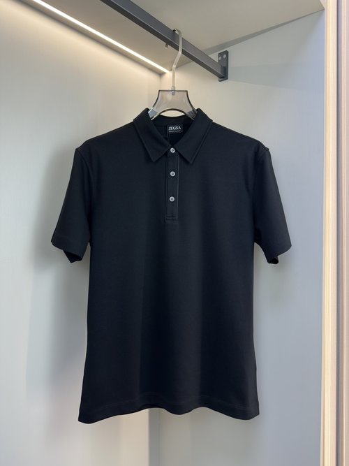 Zegna Quick-Drying Polo with Luxury Details