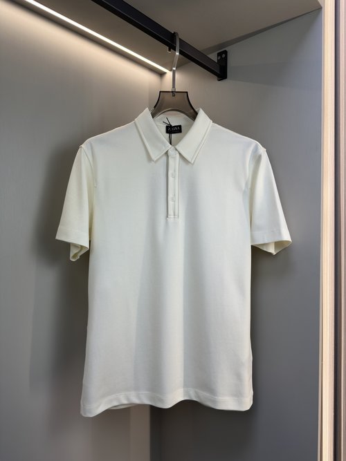 Zegna Quick-Drying Polo with Luxury Details