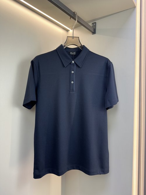 Zegna Quick-Drying Polo with Luxury Details