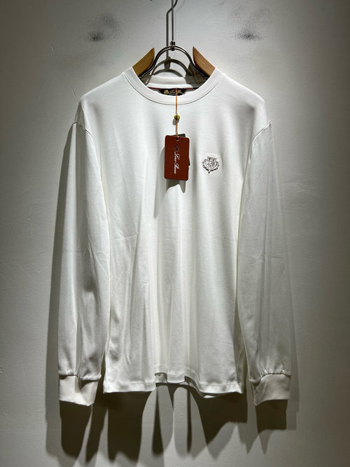 Loro Piana Comfortable Base Layer with Logo Embroidery and 3D Effect