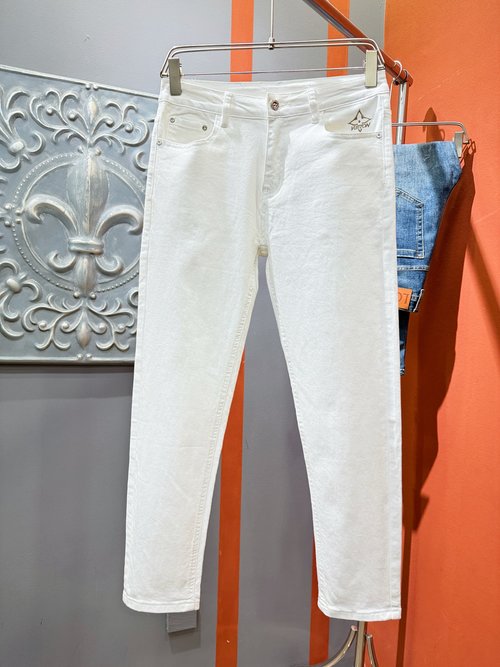 Louis Vuitton Classic Logo Jeans Made of Authentic Denim