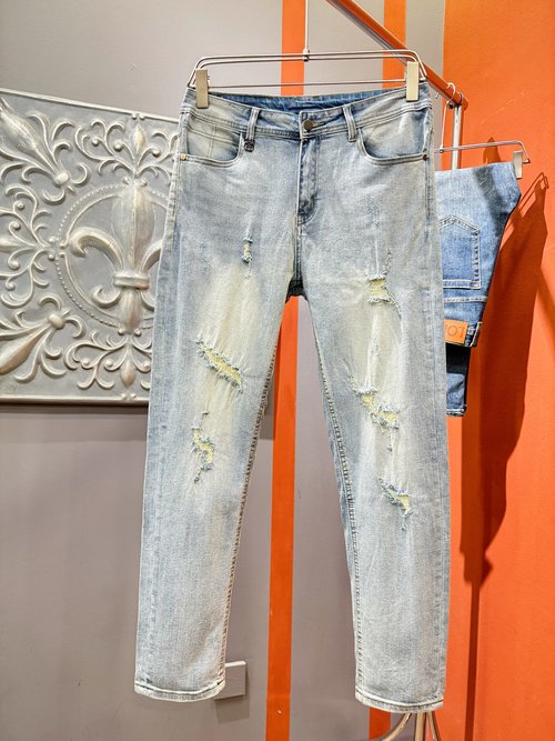 Hermes Authentic Designer Jeans with Logo and After-Year Return