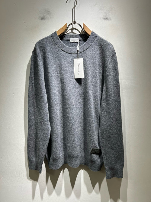 Dior Versatile Cashmere Sweater with Logo Badge