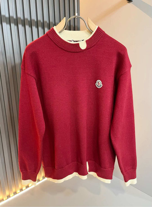 Moncler Custom-ordered Knitted Wool Sweater with Logo