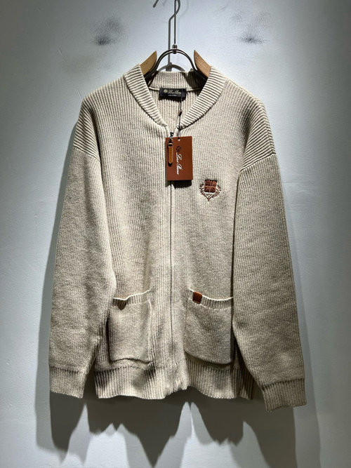 Loro Piana Comfortable and Slimming Knit Wool Cardigan