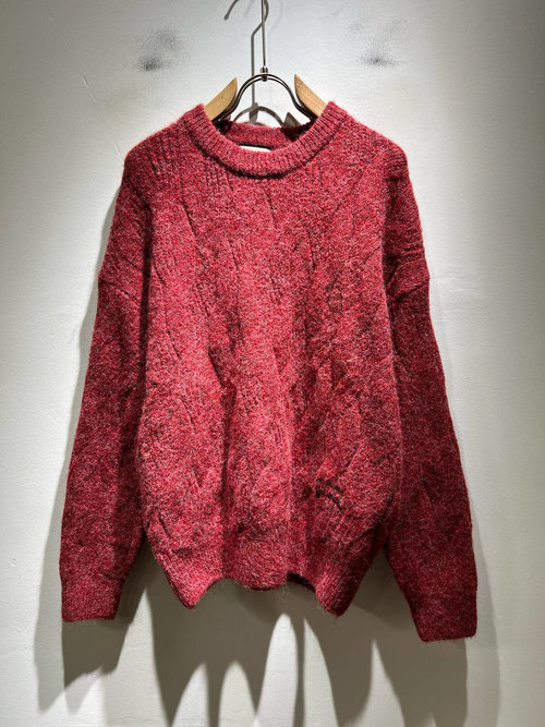 Gucci 100% Wool Knit Sweater with Logo and Unique Pattern