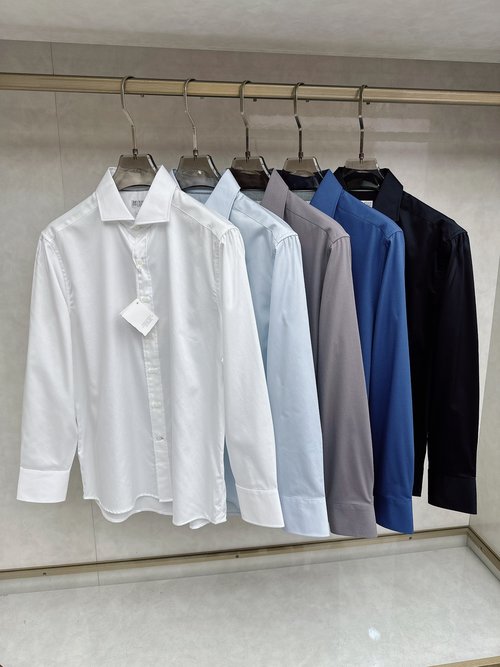 Brunello Cucinelli Cotton Windsor Collar Shirt for All Styles