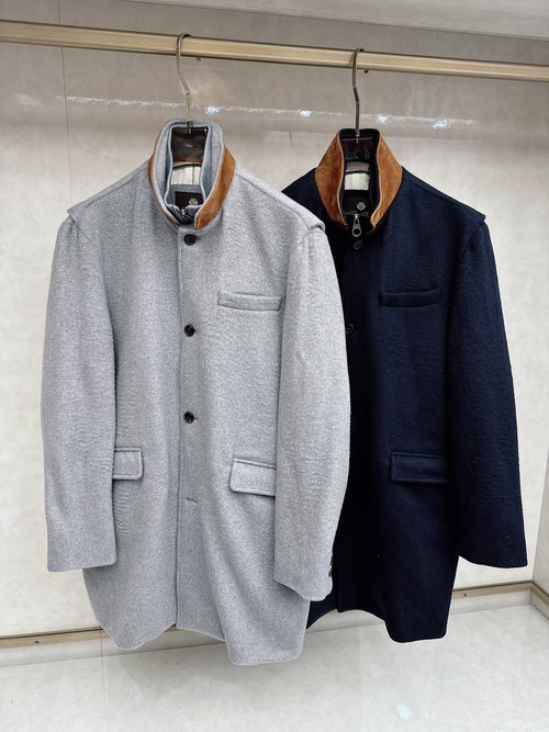 Loro Piana Dual-Collar Jacket with Multi-Scene Functionality