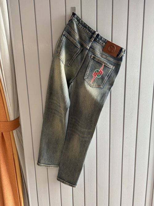 Fendi Soft Jeans with Luxury Cowhide Label