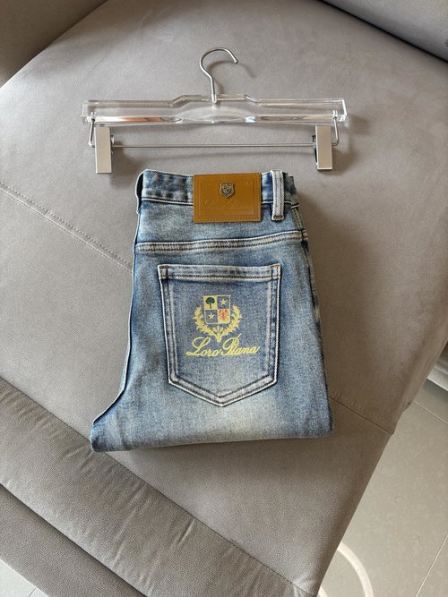 Fendi Soft Jeans with Luxury Cowhide Waist Tag